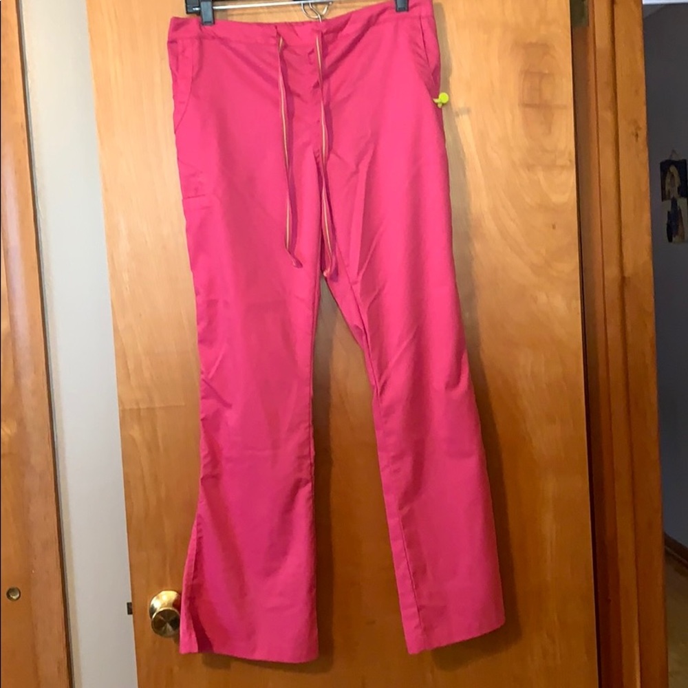 ViVi pink pant scrubs.